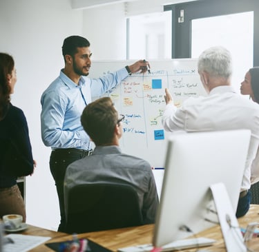 Delivery Lead working with team