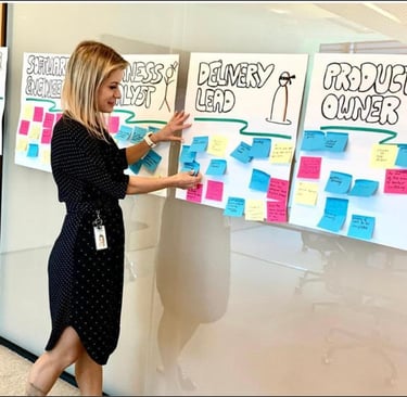 Delivery Lead defining team roles