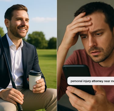 Attorney and his client on weekend