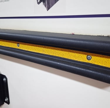 tope longituidinal para anden