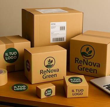 Eco-freundliche Schachteln