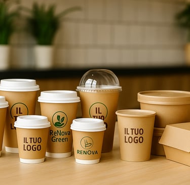 Kompostierbare Papierbecher von ReNova Green