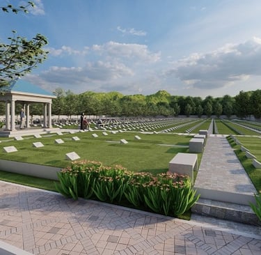 Area Makam Alhambra Memorial Park Bogor