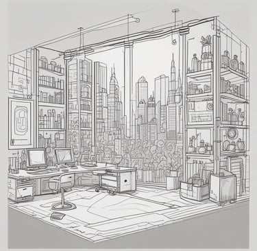 Bright living room with modern inventory