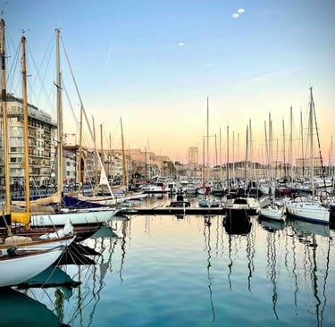 marseille-vieux port-airbnb-bateaux-mer-Sunset