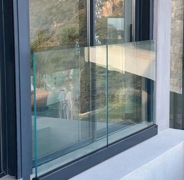 Garde corp en verre à Vence