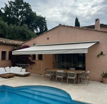 Toile de store beige 