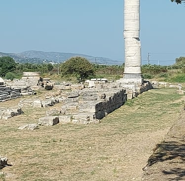 Bezoek de tempel van Hera op Samos