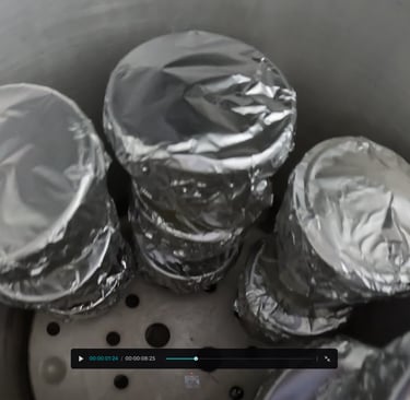 No pour agar jars in a PC