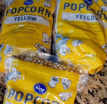 yellow corn bags