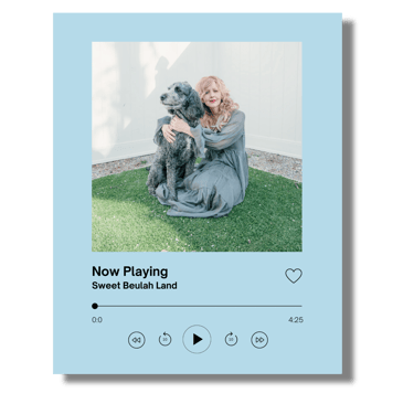 Melissa Joy and her dog Bella