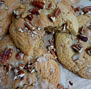 Brown Butter Maple Pecan Cookies 
