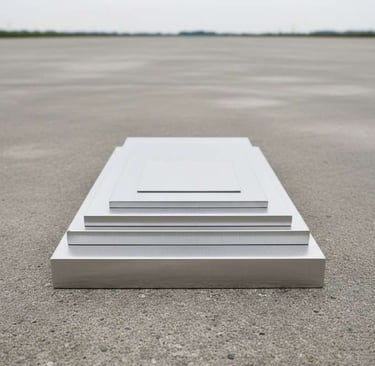 “Top view of aluminium plate highlighting clean surface and metallic sheen”