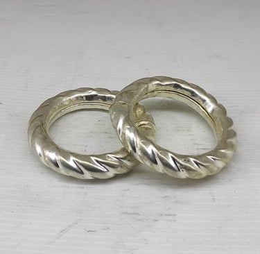 "Handcrafted bold curved bangle pair–tribal-style artificial wrist jewelry-for export compliance"