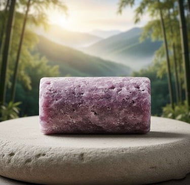 “Bamboo Salt 3x roasted natural salt front view”