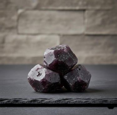 “Close-up texture of ultra-refined Bamboo Salt 9x”