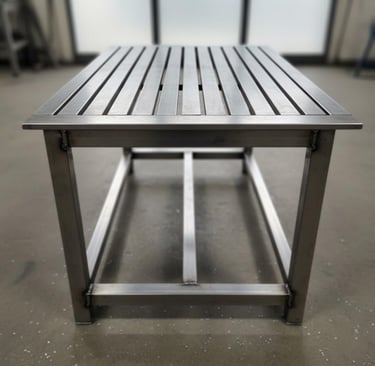 “Precision-built MS channel assembly showing uniform alignment and finish”