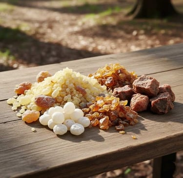 “Close-up of thick herbal resin extract texture”