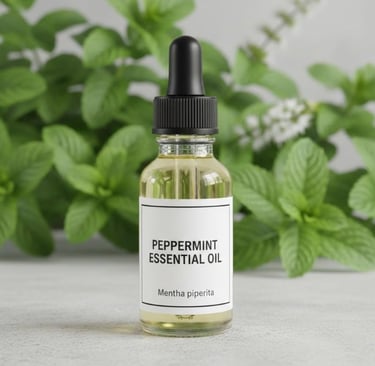 “Menthol-Rich Peppermint Essential Oil – Cooling & Therapeutic Grade Export Quality”