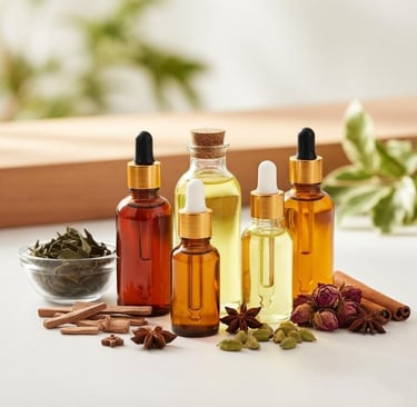 “Concentrated herbal liquid extract bottle front view”