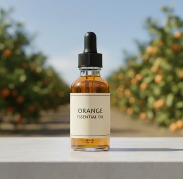 “Sweet Orange Essential Oil – Citrus Rich Aroma for Candles & Aromatherapy Export”