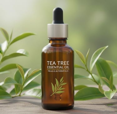 “Tea Tree Essential Oil with Natural Antibacterial Properties – Export Quality from India”