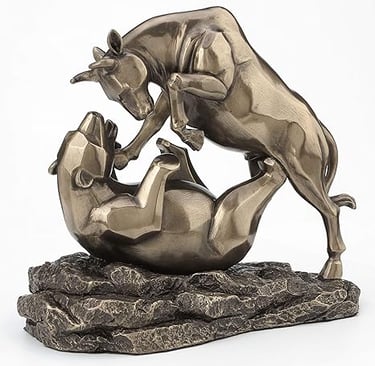 Touro e Urso de Wall Street