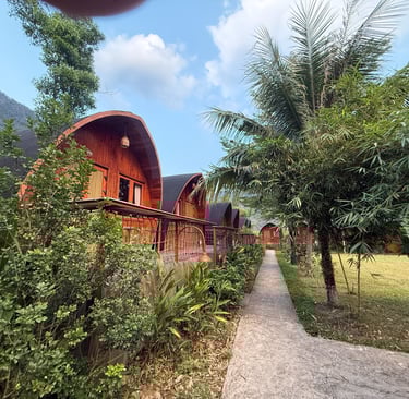 Chay Lap Farmstay after completing Hang Son Doong Cave, Phong Nha, Vietnam