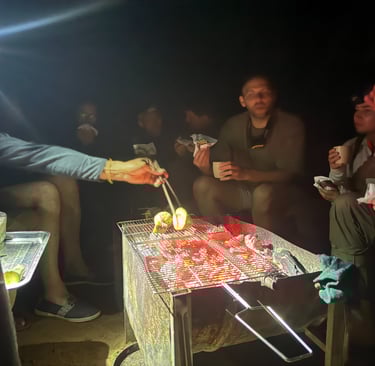 camp one near doline one in Hang son Doong Cave, Ke Bang National Park, Vietnam