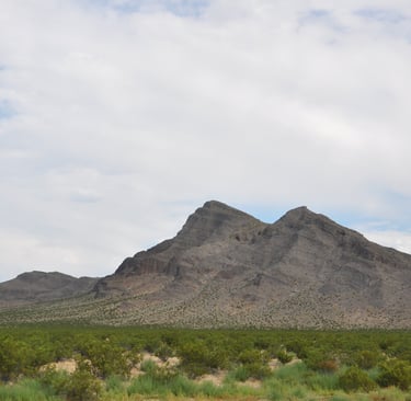 a mountain scene at area 51 nevada