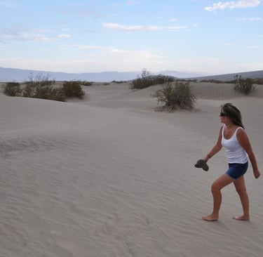 Mesquite Flat sand dunes, Death Valley