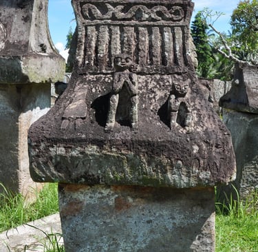 graves in sulawesi, indonesia