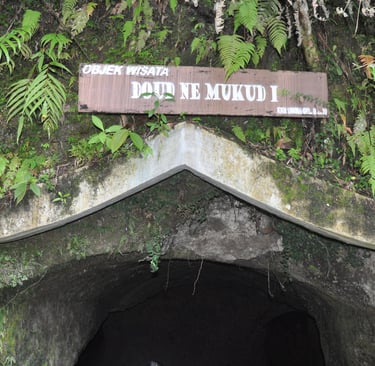 japanese army tunnels in sulawesi, Indonesia