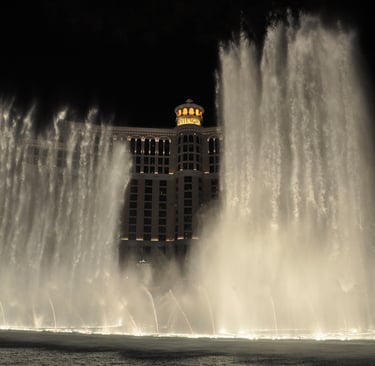 bellagio fountain, las vegas