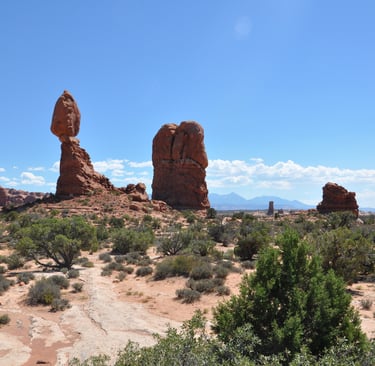 Balance Rock, Arches National Park, Utah, USA