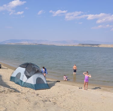 Boyson Reservoir, Wyoming, America