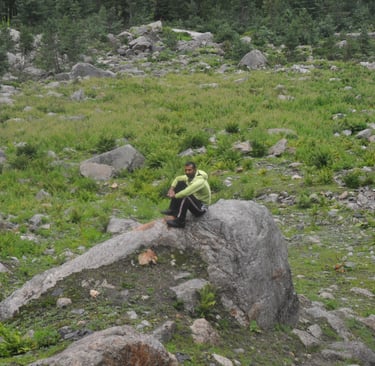Rakchham Meadow, Sangla,, Himachal Pradesh, India