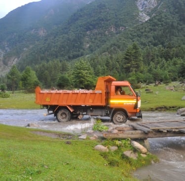 Rakchham Meadow, Sangla,, Himachal Pradesh, India