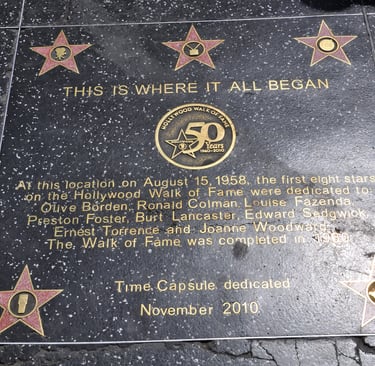 hollywood walk of fame, los angeles