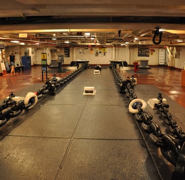 The USS Midway, a retired aircraft carrier, San Diego, California