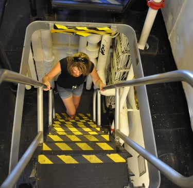 The USS Midway, a retired aircraft carrier, San Diego, California