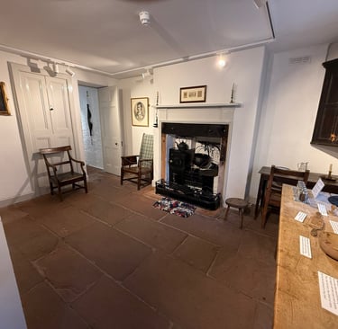 Robert Burns House museum, Dumfries, Scotland