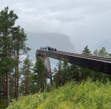 Stegastein lookout, Aurklandfjorden, Norway