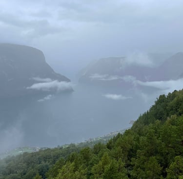 Stegastein lookout, Aurklandfjorden, Norway