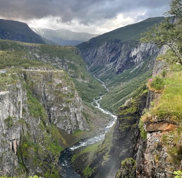Vøringsfossen waterfall, Vøringsfossen, Norway