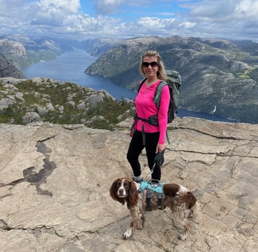 The walk up to Kjerag the highest peak around Lysefjorden and then on to the Kjeragbolten, Norway