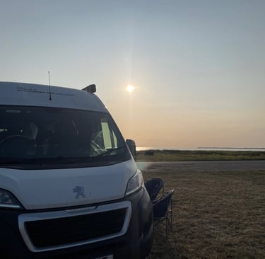 Muller Up Strand on the west coast of Zealand, Denmark