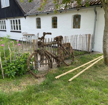 The thatched cottages of Reerso, Denmark