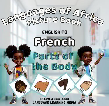 French Parts of the Body Picture Book