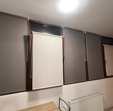 Rolete textile simple si rolete zi-noapte pe comanda Sev Home